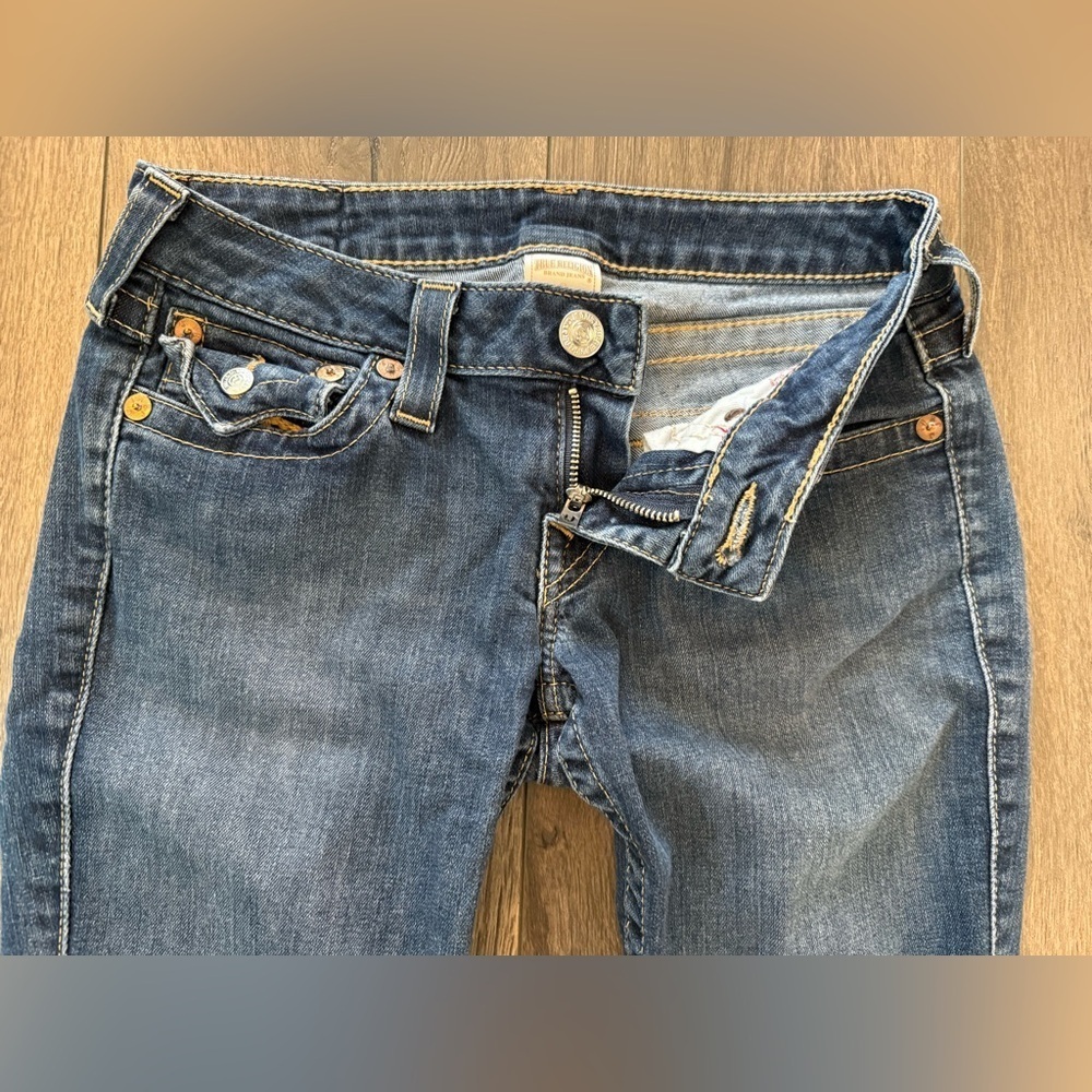 True Religion Skinny Jeans Flap Pocket Size 27 - Picture 6 of 11